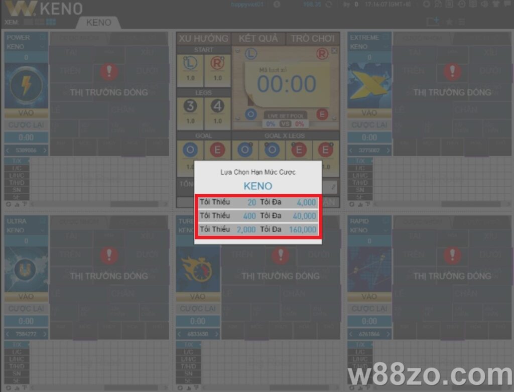 Hướng dẫn cách chơi Keno W88 - Thưởng 20% lên đến 4 TRIỆU (11)