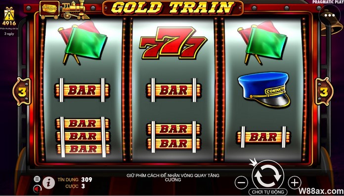 Trò chơi Gold Train tại Slot W88